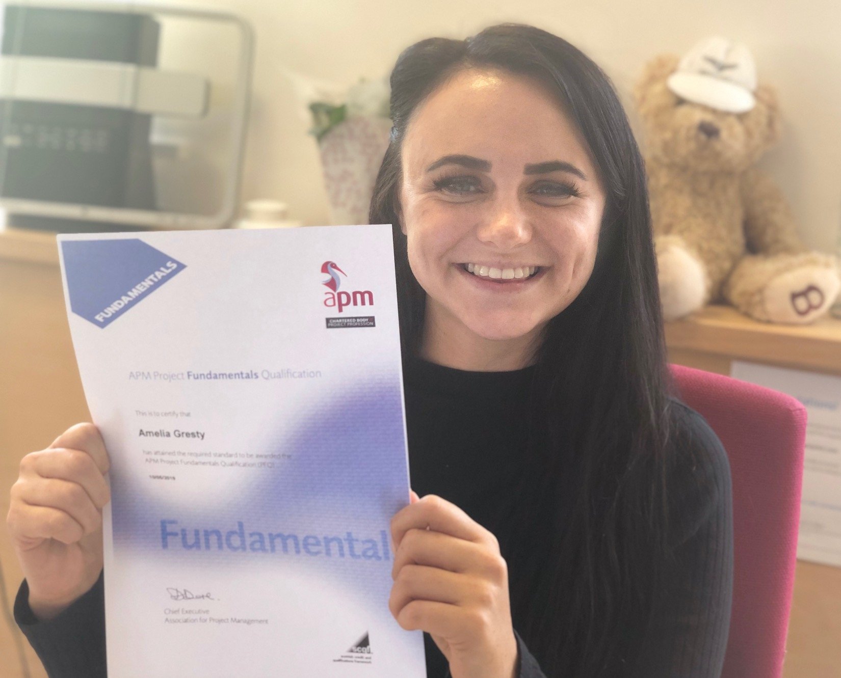 passed exam project management training