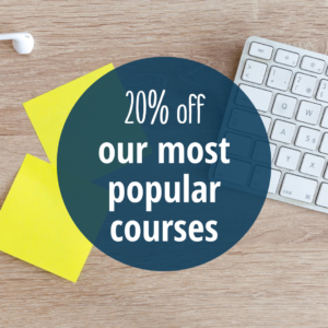 20% off our most popular courses this August